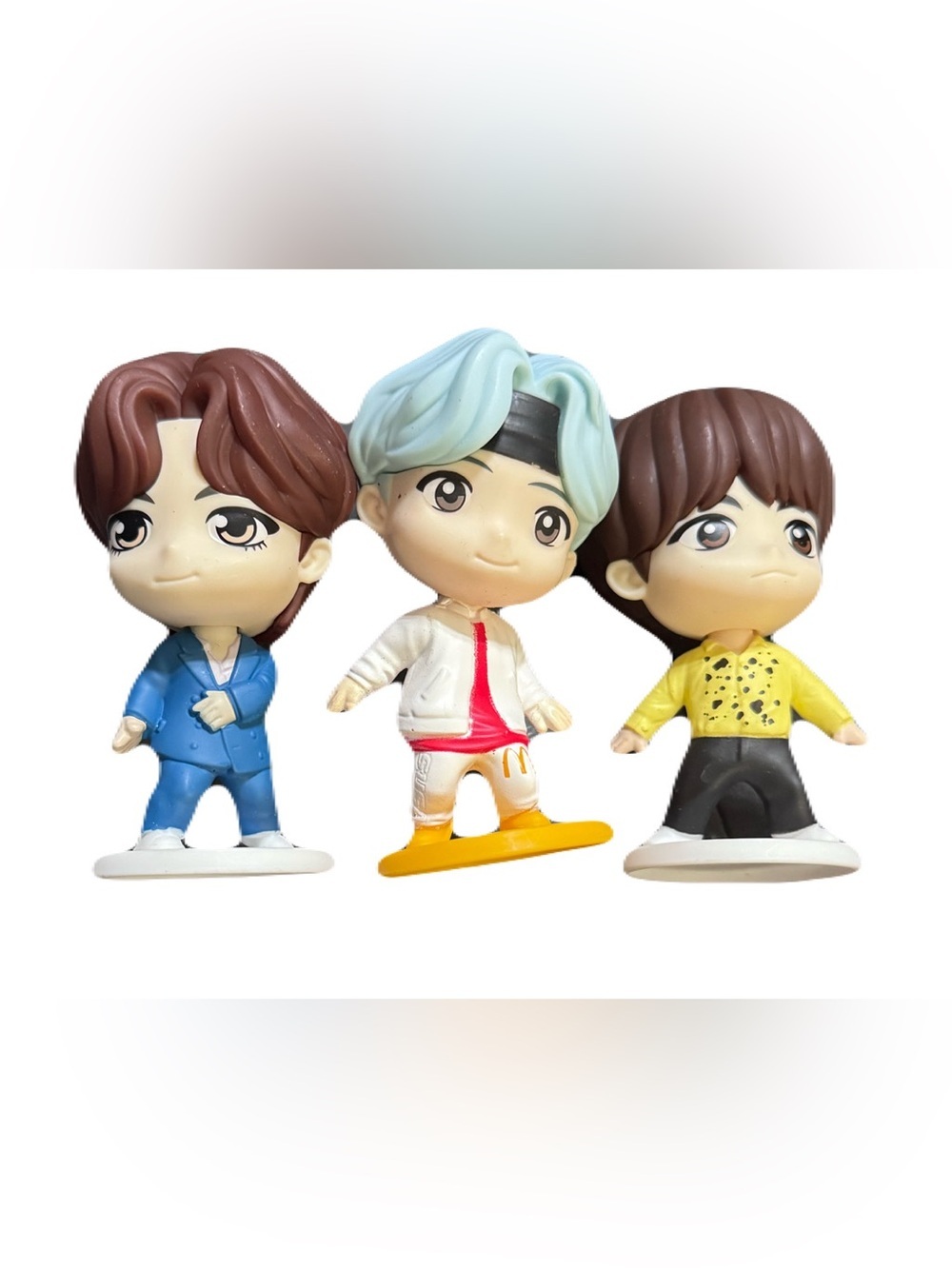 McDonald's TinyTAN x BTS Happy Meal Figures Lot of 3 V Suga Jin 2025